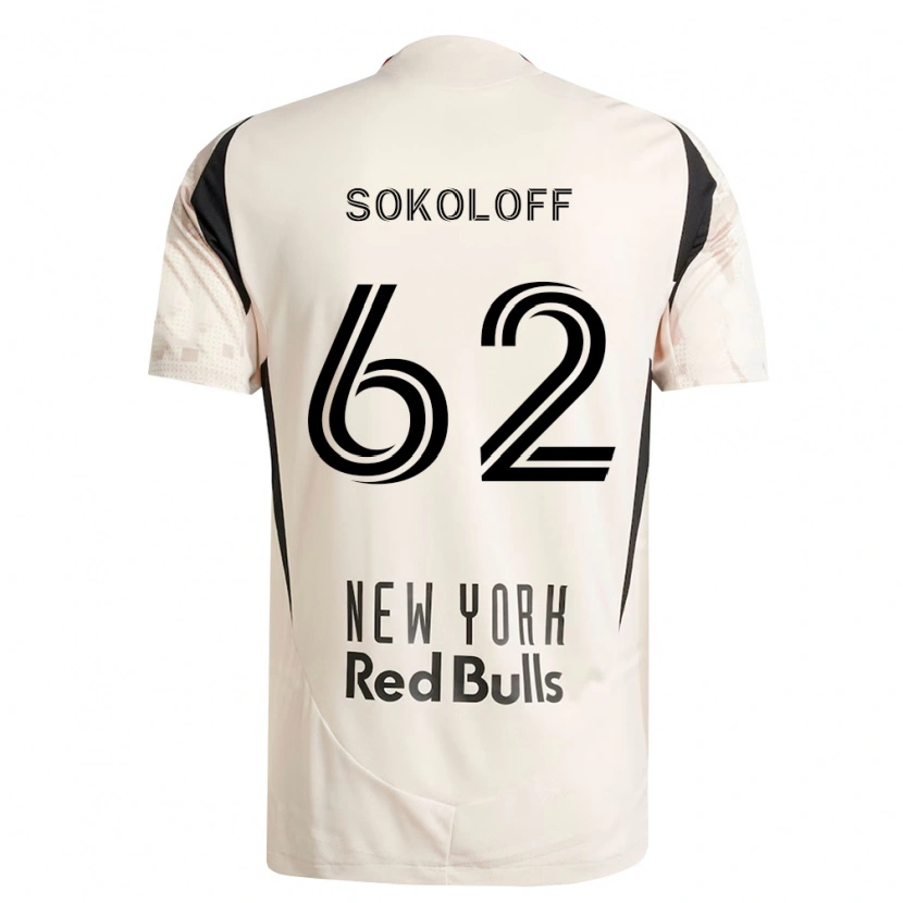 Danxen Homem Camisola Paul Sokoloff #62 Branco Off-Red Preto Alternativa 2026/27 Camisa