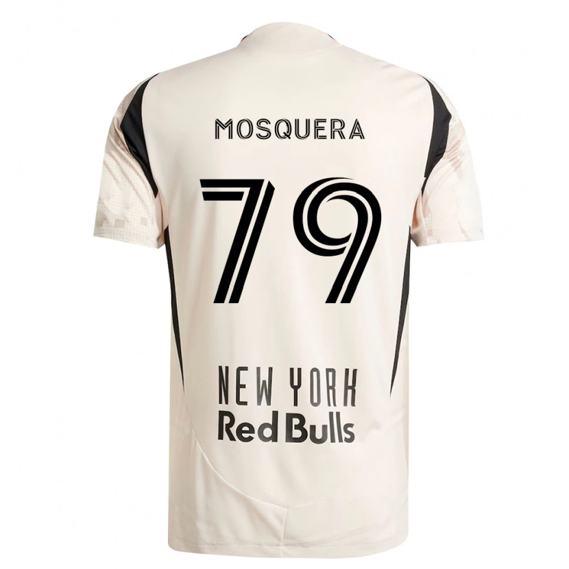 Danxen Homem Camisola Rafael Mosquera #79 Branco Off-Red Preto Alternativa 2026/27 Camisa