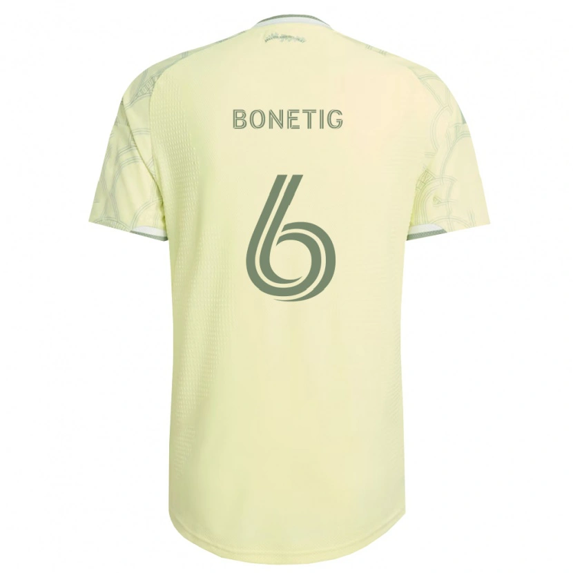 Danxen Homem Camisola Alex Bonetig #6 Bege Branco Alternativa 2026/27 Camisa