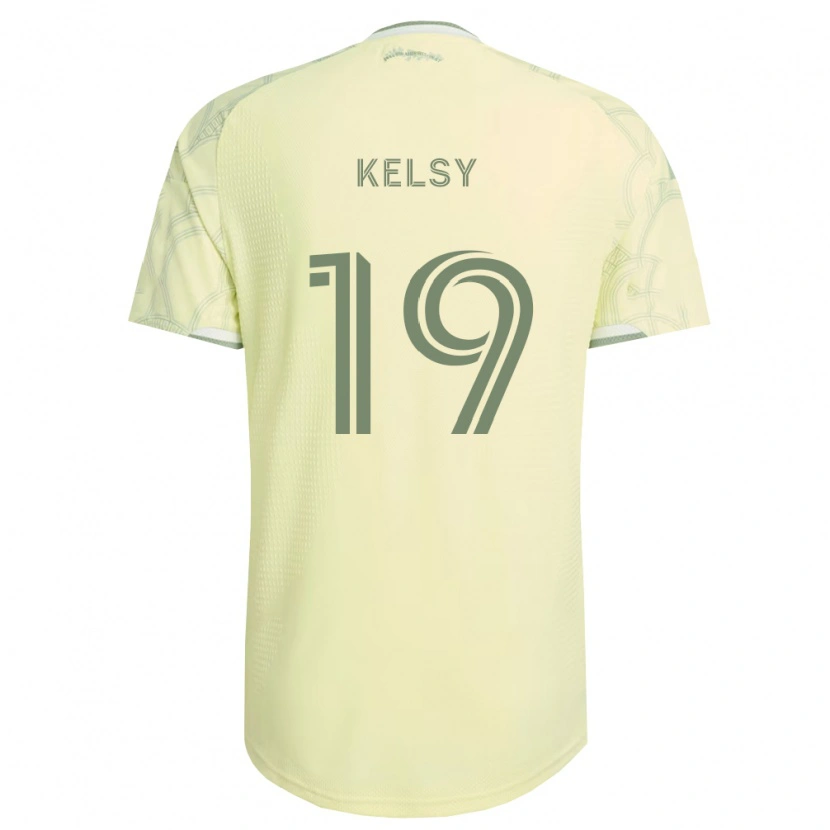 Danxen Homem Camisola Kevin Kelsy #19 Bege Branco Alternativa 2026/27 Camisa