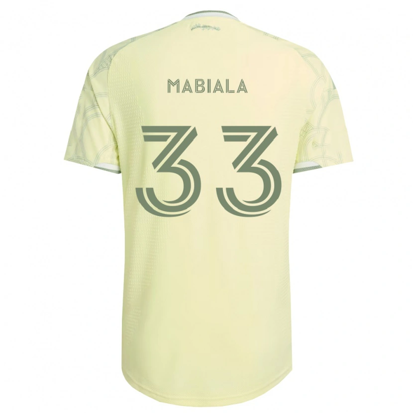 Danxen Homem Camisola Larrys Mabiala #33 Bege Branco Alternativa 2026/27 Camisa