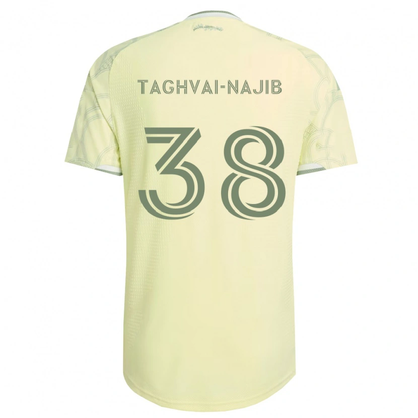 Danxen Homem Camisola Braxton Taghvai-Najib #38 Bege Branco Alternativa 2026/27 Camisa