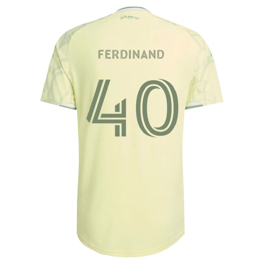 Danxen Homem Camisola Keesean Ferdinand #40 Bege Branco Alternativa 2026/27 Camisa