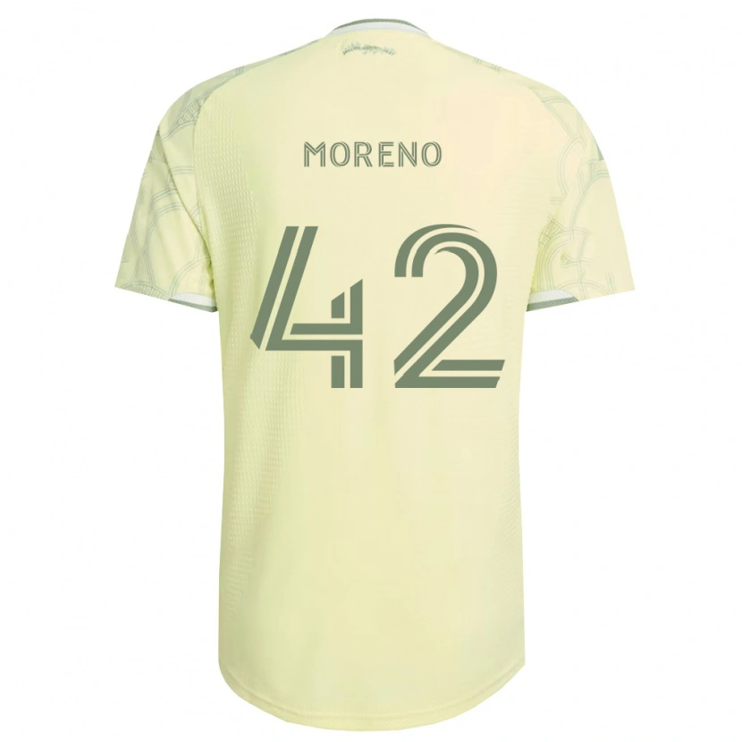 Danxen Homem Camisola Alexis Moreno #42 Bege Branco Alternativa 2026/27 Camisa