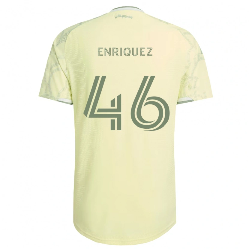 Danxen Homem Camisola Adolfo Enríquez #46 Bege Branco Alternativa 2026/27 Camisa