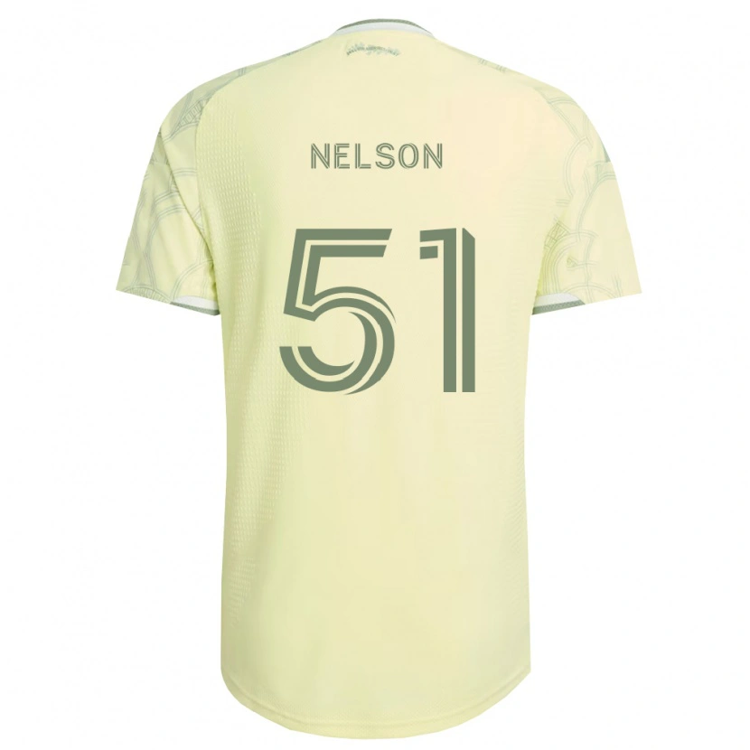 Danxen Homem Camisola Maxton Nelson #51 Bege Branco Alternativa 2026/27 Camisa
