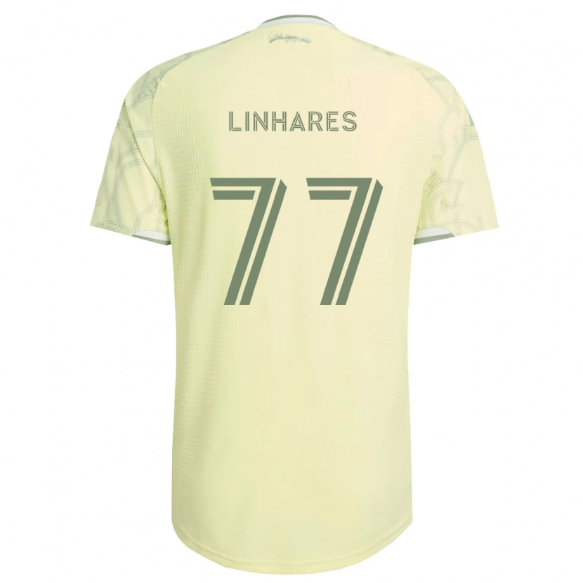 Danxen Homem Camisola Kyle Linhares #77 Bege Branco Alternativa 2026/27 Camisa