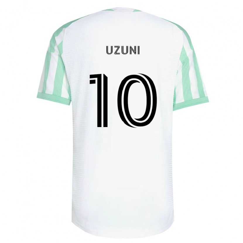 Danxen Homem Camisola Myrto Uzuni #10 Verde Claro Branco Preto Alternativa 2026/27 Camisa
