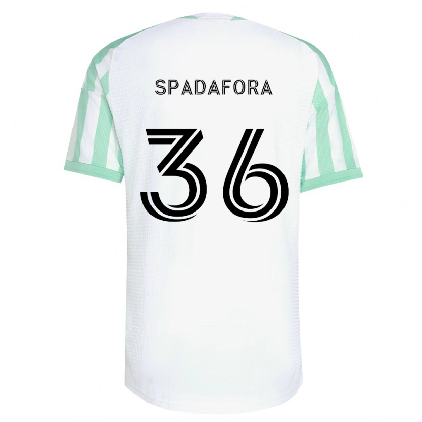 Danxen Homem Camisola Luke Spadafora #36 Verde Claro Branco Preto Alternativa 2026/27 Camisa