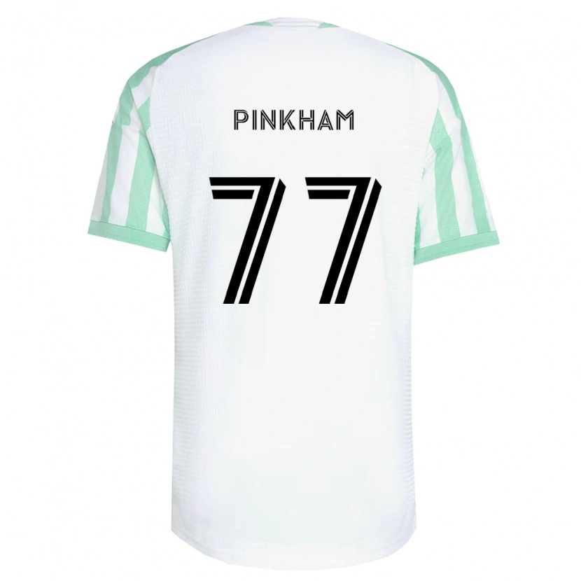 Danxen Homem Camisola Chris Pinkham #77 Verde Claro Branco Preto Alternativa 2026/27 Camisa