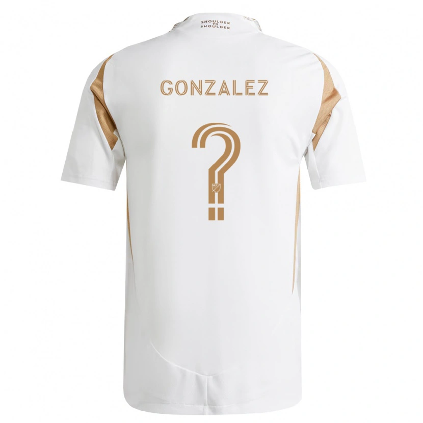 Danxen Homem Camisola Mario Gonzalez #0 Branco Marrom Alternativa 2026/27 Camisa