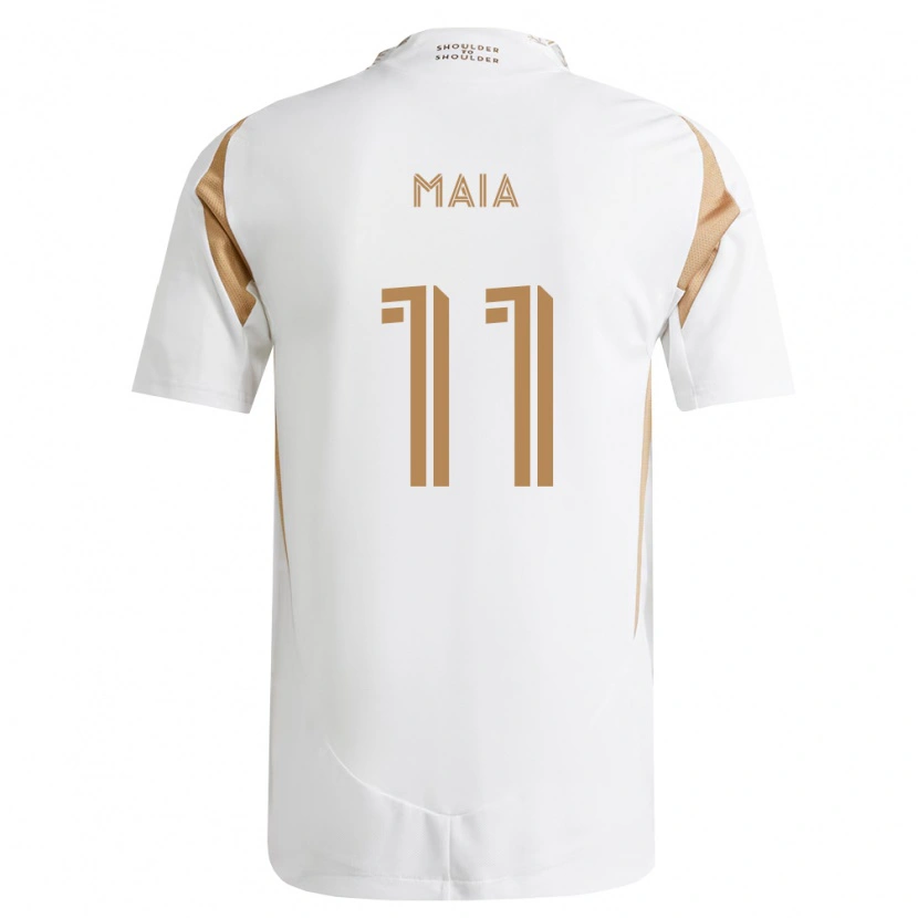 Danxen Homem Camisola Matheus Maia #11 Branco Marrom Alternativa 2026/27 Camisa