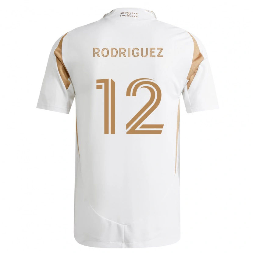 Danxen Homem Camisola Jeremi Rodriguez #12 Branco Marrom Alternativa 2026/27 Camisa
