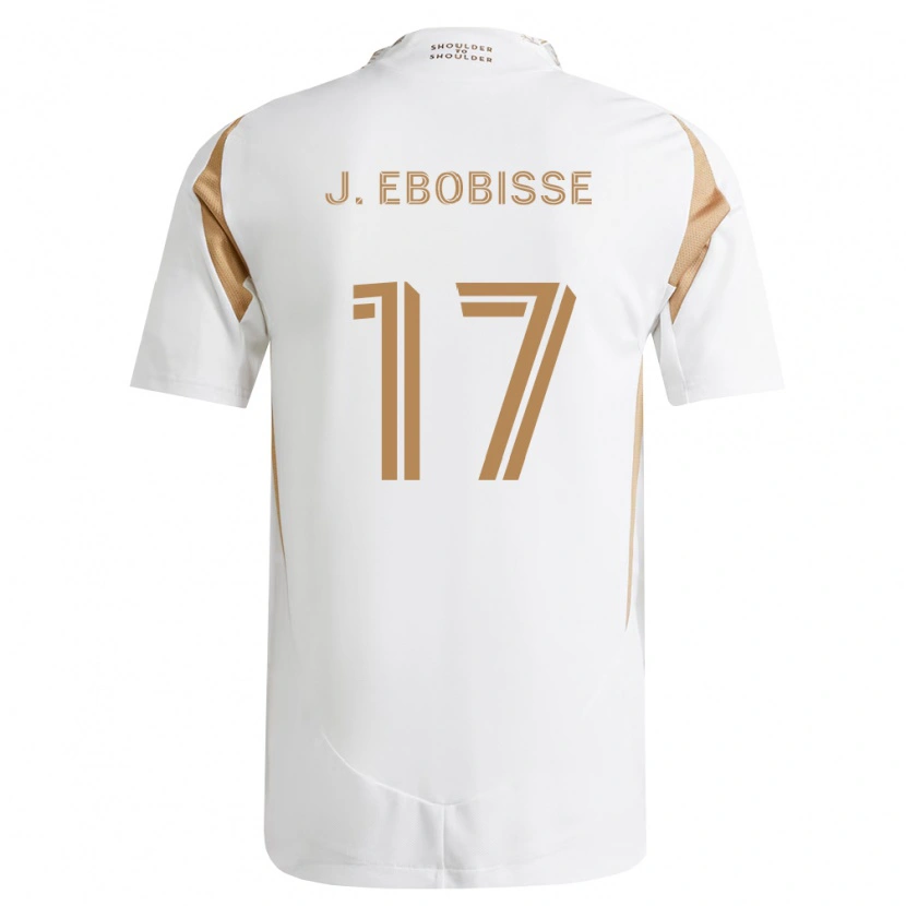 Danxen Homem Camisola Jeremy Ebobisse #17 Branco Marrom Alternativa 2026/27 Camisa