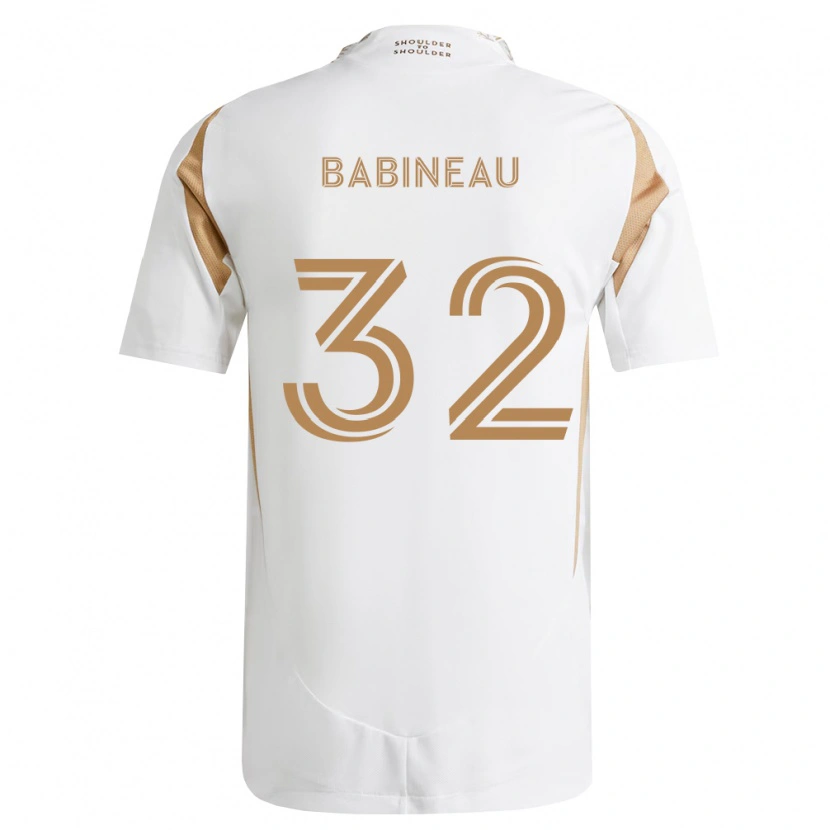 Danxen Homem Camisola Travis Babineau #32 Branco Marrom Alternativa 2026/27 Camisa
