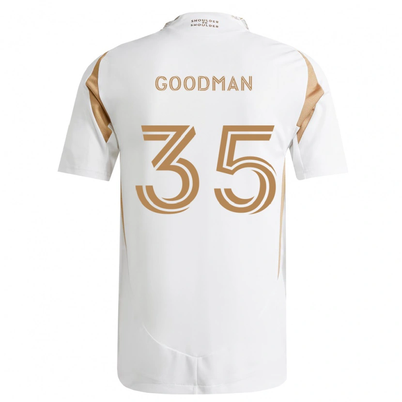 Danxen Homem Camisola Luke Goodman #35 Branco Marrom Alternativa 2026/27 Camisa