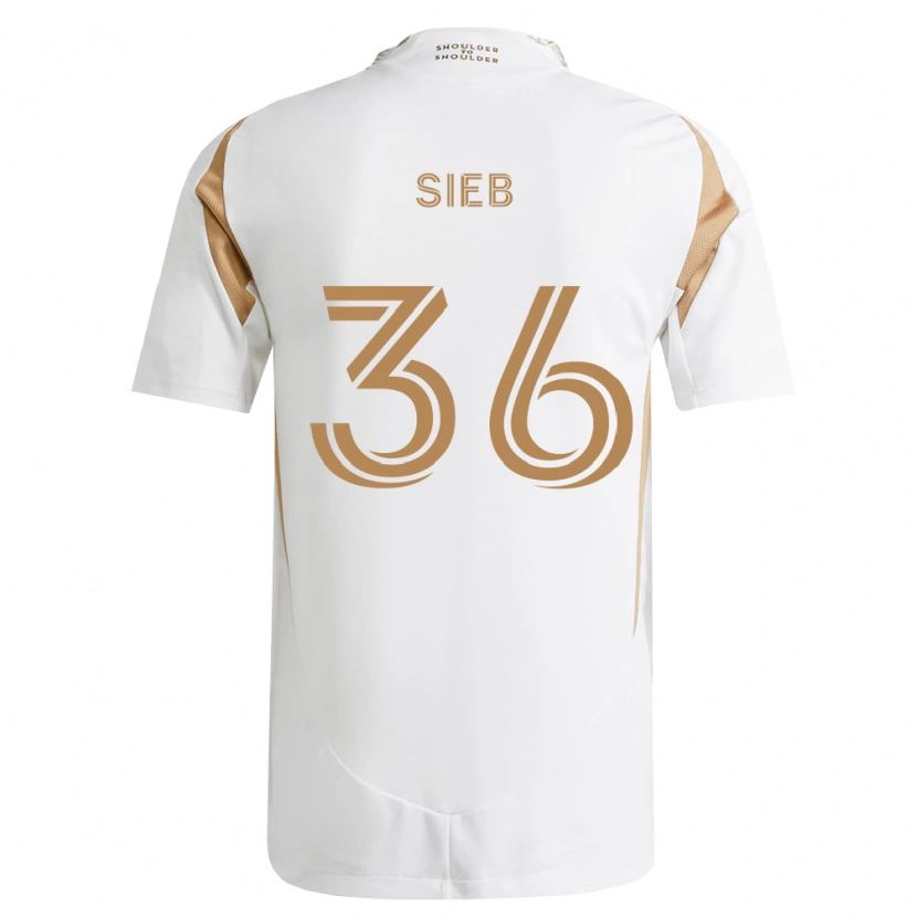 Danxen Homem Camisola Armindo Sieb #36 Branco Marrom Alternativa 2026/27 Camisa