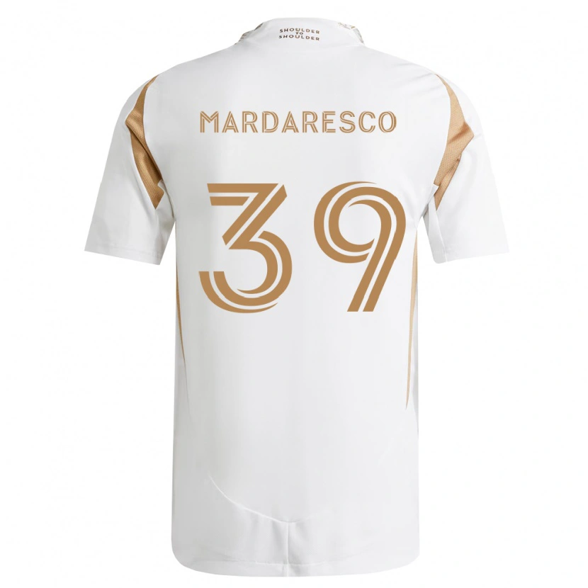Danxen Homem Camisola Nathan Mardaresco #39 Branco Marrom Alternativa 2026/27 Camisa