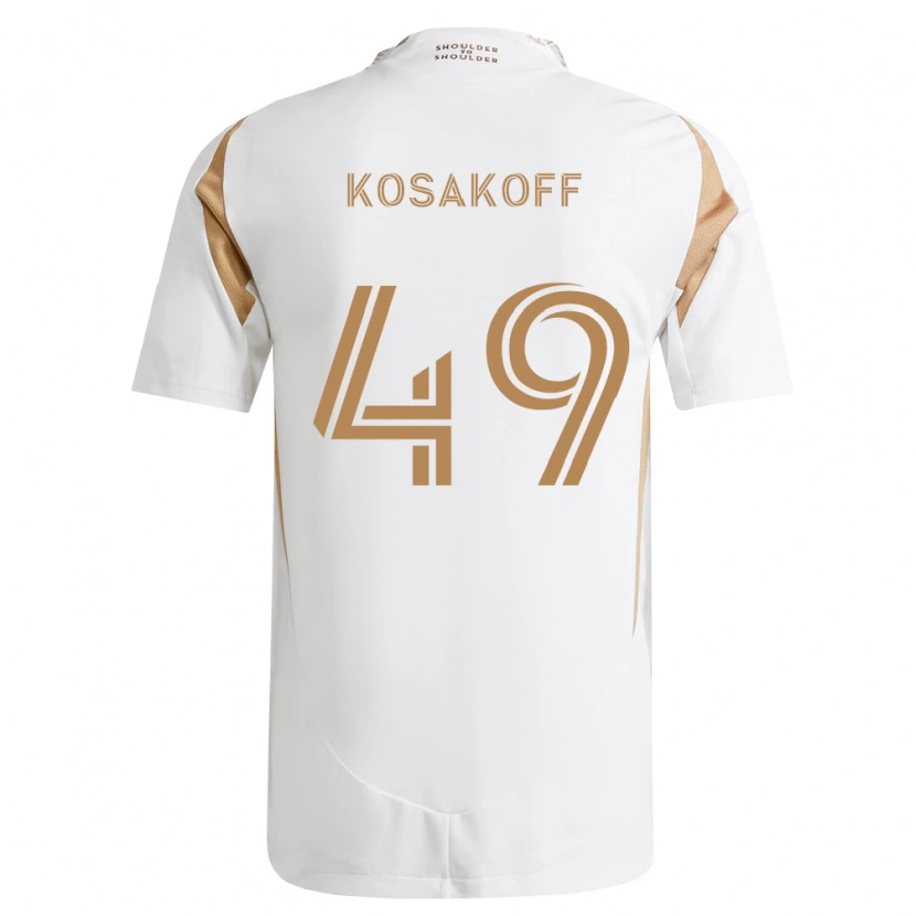 Danxen Homem Camisola Charlie Kosakoff #49 Branco Marrom Alternativa 2026/27 Camisa