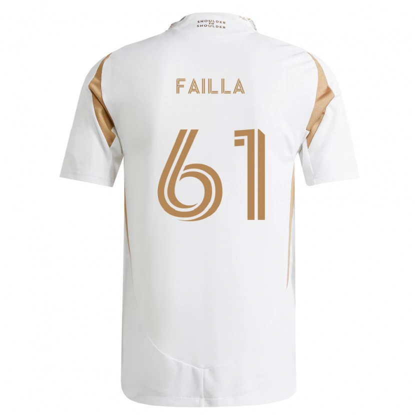 Danxen Homem Camisola Benjamín Failla #61 Branco Marrom Alternativa 2026/27 Camisa