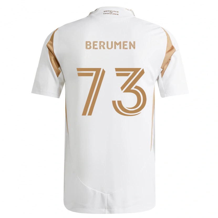 Danxen Homem Camisola Eddy Berumen #73 Branco Marrom Alternativa 2026/27 Camisa