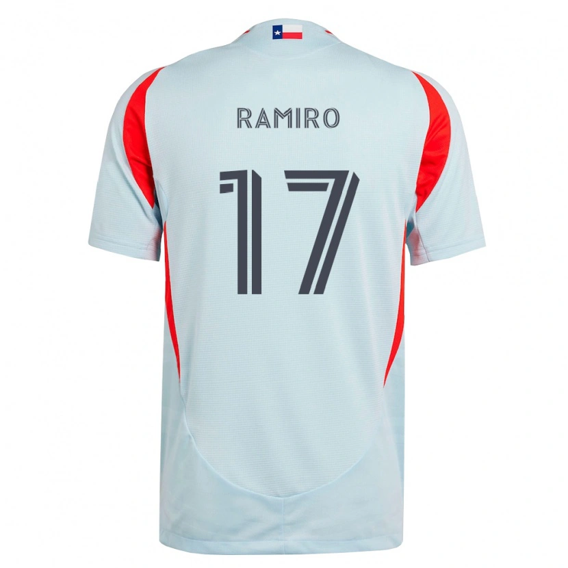 Danxen Homem Camisola Ramiro Moschen Benetti #17 Cinza Escuro Branco Vermelho Alternativa 2026/27 Camisa