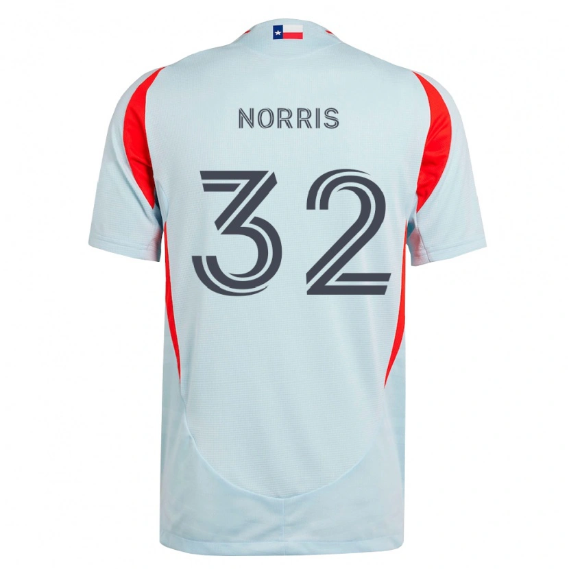 Danxen Homem Camisola Nolan Norris #32 Cinza Escuro Branco Vermelho Alternativa 2026/27 Camisa