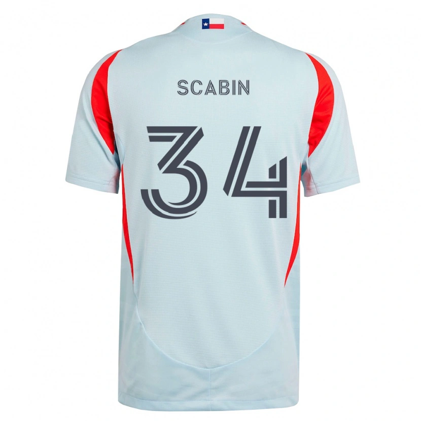 Danxen Homem Camisola Kaka Scabin #34 Cinza Escuro Branco Vermelho Alternativa 2026/27 Camisa
