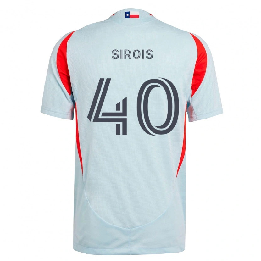 Danxen Homem Camisola Jonathan Sirois #40 Cinza Escuro Branco Vermelho Alternativa 2026/27 Camisa