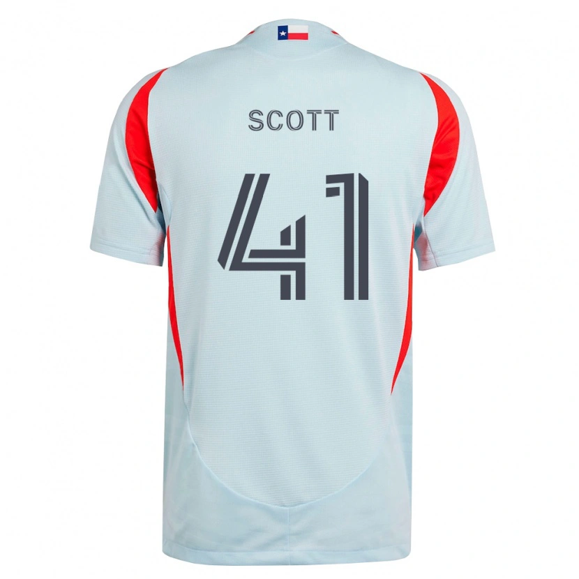 Danxen Homem Camisola Tarik Scott #41 Cinza Escuro Branco Vermelho Alternativa 2026/27 Camisa