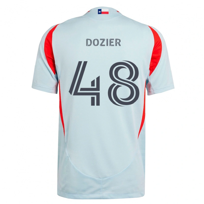 Danxen Homem Camisola Jonathon Dozier #48 Cinza Escuro Branco Vermelho Alternativa 2026/27 Camisa
