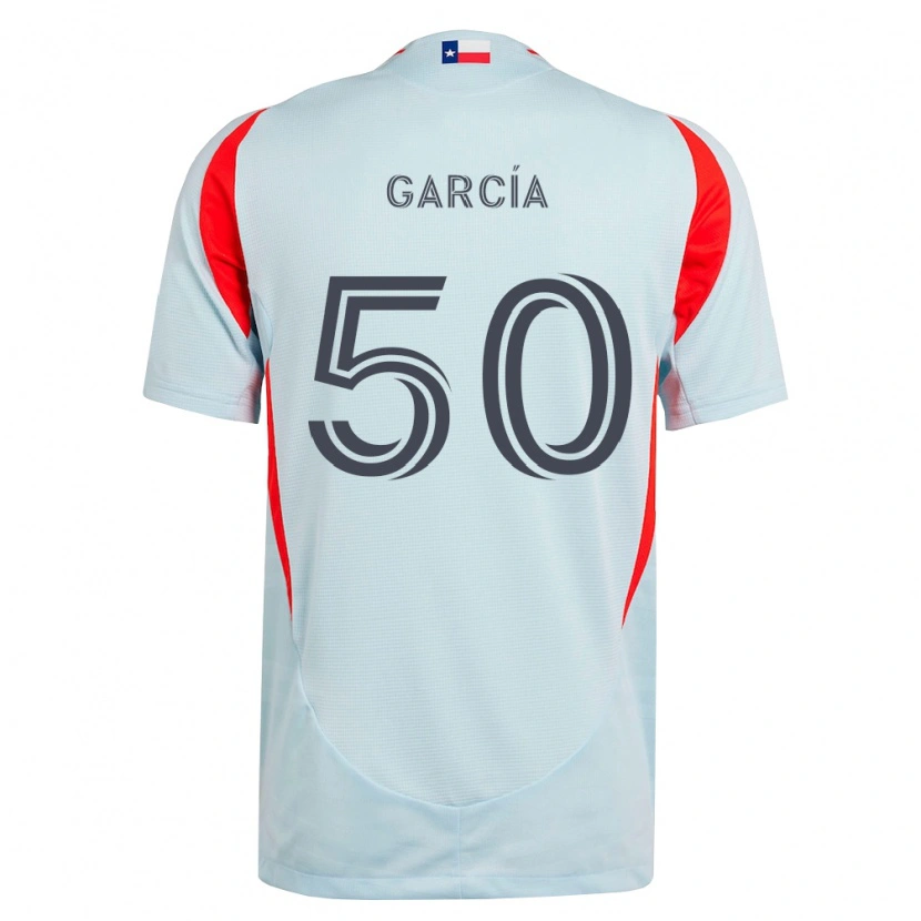 Danxen Homem Camisola Diego García #50 Cinza Escuro Branco Vermelho Alternativa 2026/27 Camisa