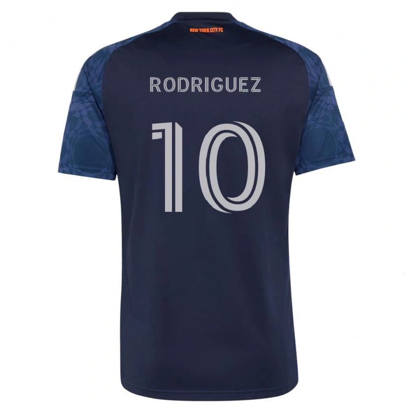 Danxen Homem Camisola Santiago Rodríguez #10 Azul Profundo Branco Alternativa 2026/27 Camisa