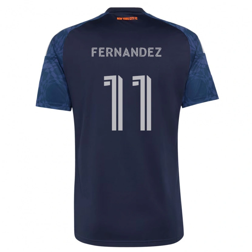 Danxen Homem Camisola Julián Fernández #11 Azul Profundo Branco Alternativa 2026/27 Camisa