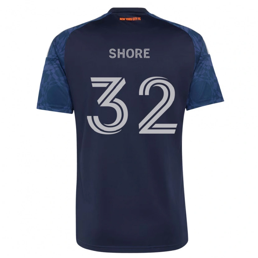 Danxen Homem Camisola Jonathan Shore #32 Azul Profundo Branco Alternativa 2026/27 Camisa