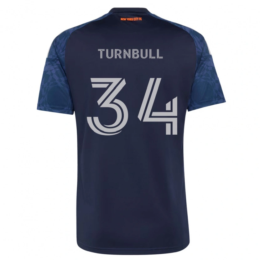 Danxen Homem Camisola Stephen Turnbull #34 Azul Profundo Branco Alternativa 2026/27 Camisa