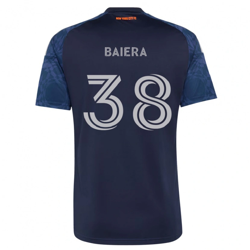 Danxen Homem Camisola Drew Baiera #38 Azul Profundo Branco Alternativa 2026/27 Camisa