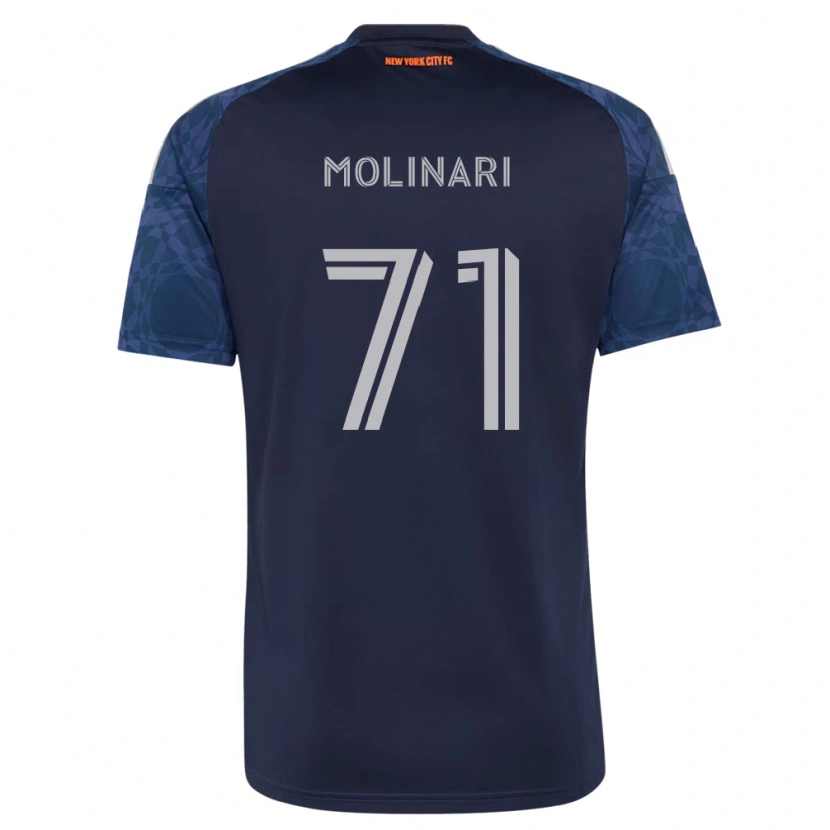 Danxen Homem Camisola Peter Molinari #71 Azul Profundo Branco Alternativa 2026/27 Camisa