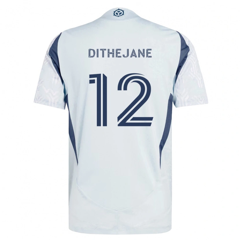 Danxen Homem Camisola Puso Dithejane #12 Azul Branco Cinza Alternativa 2026/27 Camisa