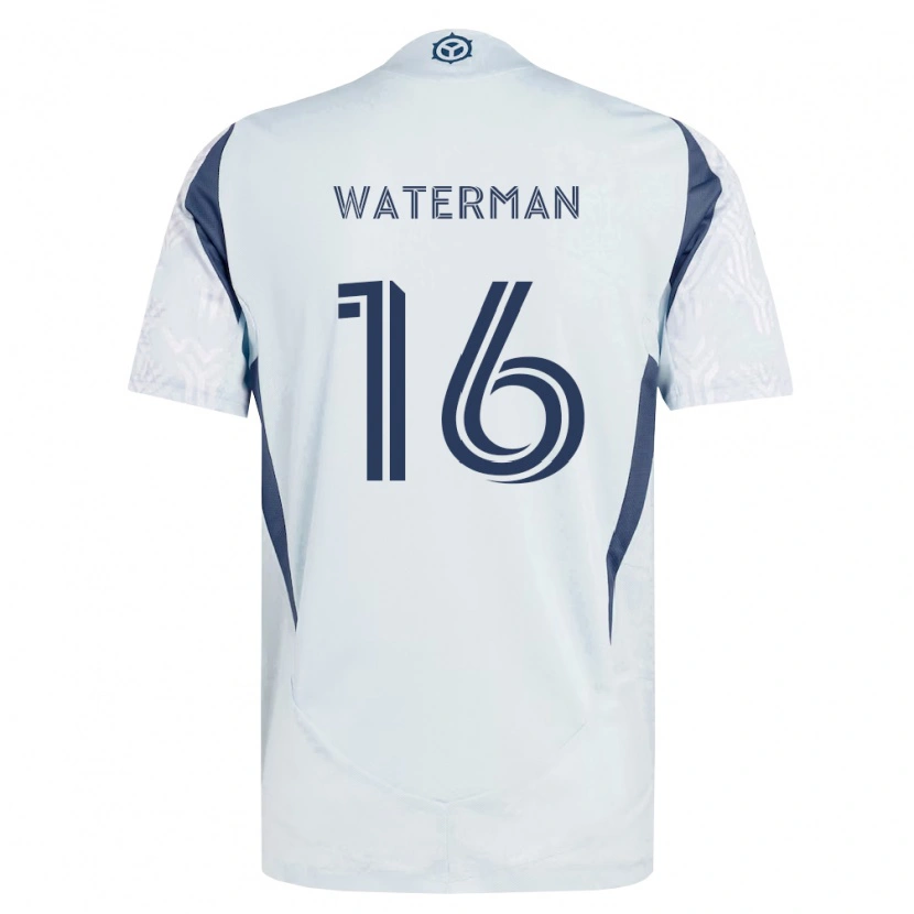 Danxen Homem Camisola Joel Waterman #16 Azul Branco Cinza Alternativa 2026/27 Camisa