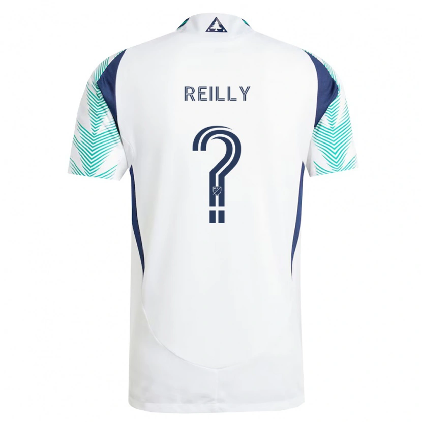 Danxen Homem Camisola Aidan Reilly #0 Branco Azul Marinho Verde Claro Alternativa 2026/27 Camisa