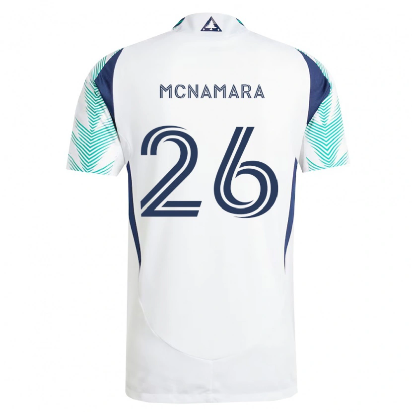 Danxen Homem Camisola Tommy Mcnamara #26 Branco Azul Marinho Verde Claro Alternativa 2026/27 Camisa