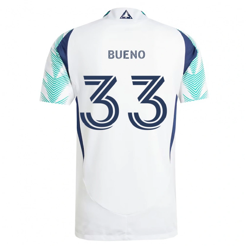Danxen Homem Camisola Brandonn Bueno #33 Branco Azul Marinho Verde Claro Alternativa 2026/27 Camisa