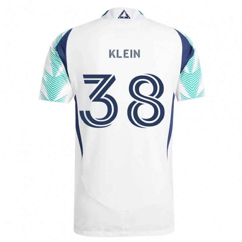 Danxen Homem Camisola Eric Klein #38 Branco Azul Marinho Verde Claro Alternativa 2026/27 Camisa