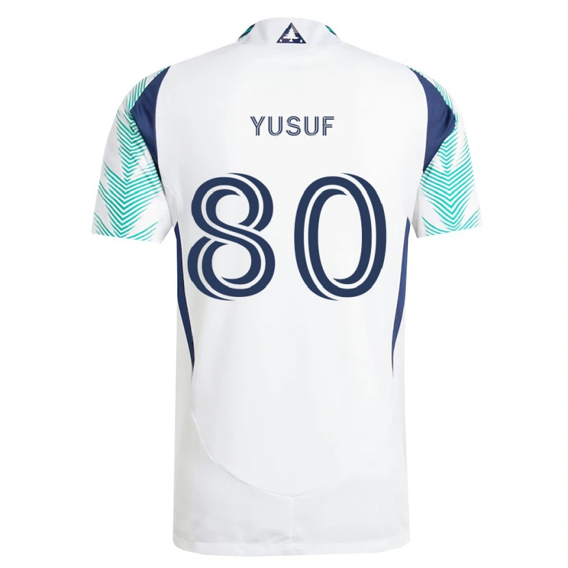 Danxen Homem Camisola Alhassan Yusuf #80 Branco Azul Marinho Verde Claro Alternativa 2026/27 Camisa