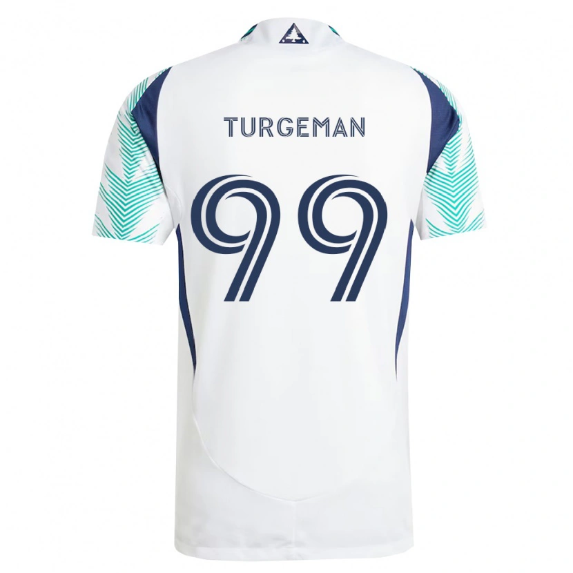 Danxen Homem Camisola Dor Turgeman #99 Branco Azul Marinho Verde Claro Alternativa 2026/27 Camisa