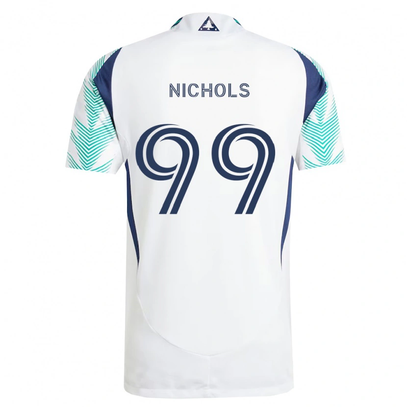 Danxen Homem Camisola Robert Nichols #99 Branco Azul Marinho Verde Claro Alternativa 2026/27 Camisa