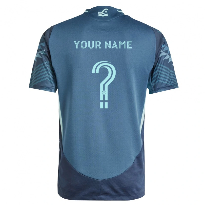 Danxen Homem Camisola Seu Nome #0 Azul Marinho Verde Alternativa 2026/27 Camisa