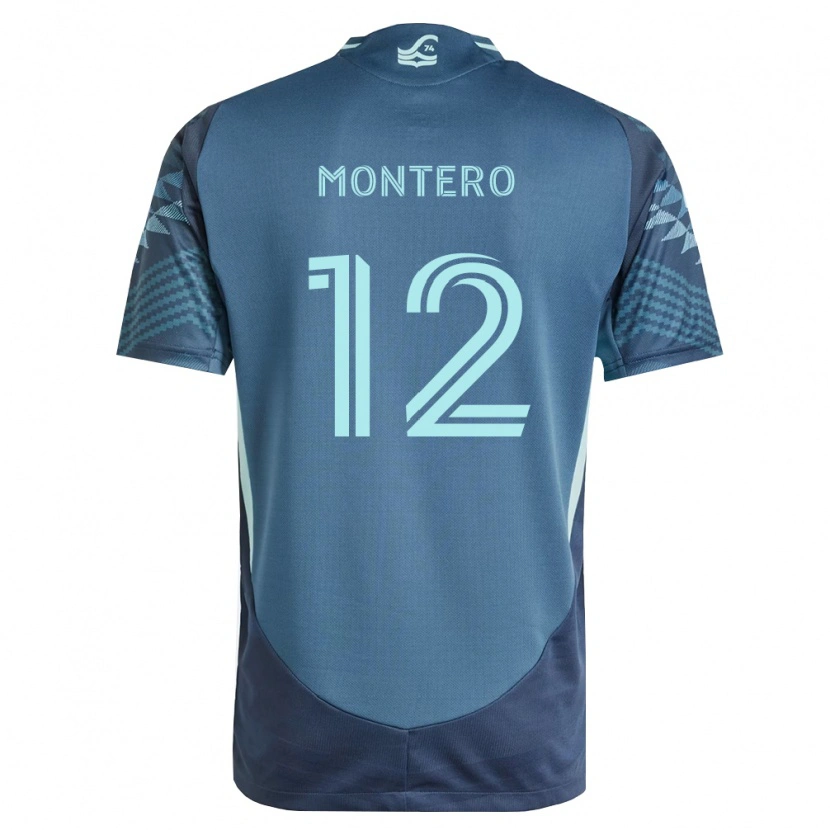 Danxen Homem Camisola Fredy Montero #12 Azul Marinho Verde Alternativa 2026/27 Camisa