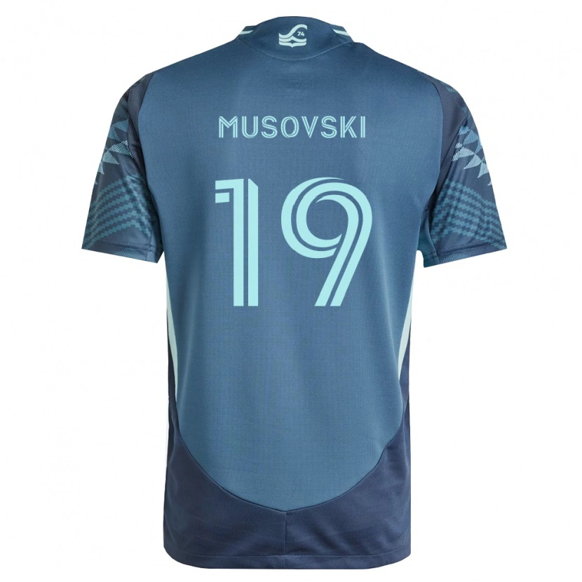 Danxen Homem Camisola Danny Musovski #19 Azul Marinho Verde Alternativa 2026/27 Camisa